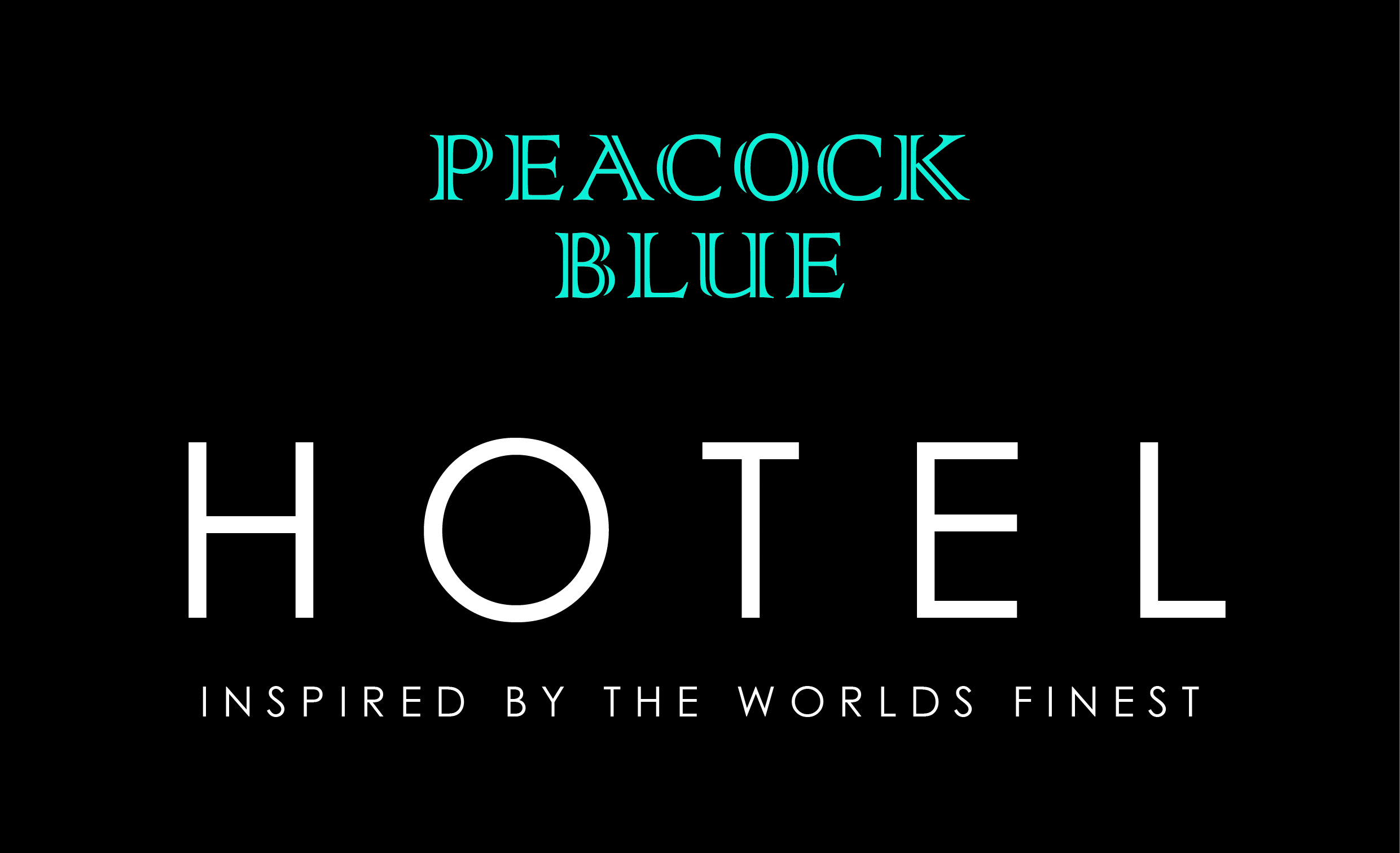 peacock blue hotel