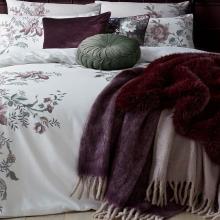 Laura Ashley Heaton Blackberry Purple Throw