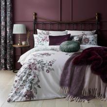 Laura Ashley Heaton Blackberry Purple Throw