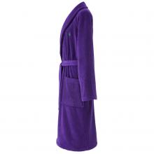 Ralph Lauren Home Polo Player Shawl Robe Chalet Purple