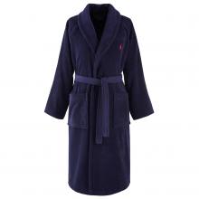 Ralph Lauren Home Polo Player Shawl Robe Newport Navy