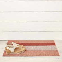 Chilewich Large Stripe Peach Shag Mat