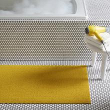 Chilewich Solid Canary Shag Mat