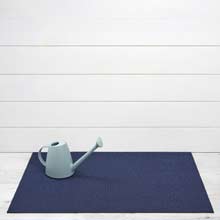 Chilewich Solid Indigo Shag Mat