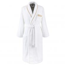 Yves Delorme Joyau Mens Shawl Collar Bathrobe