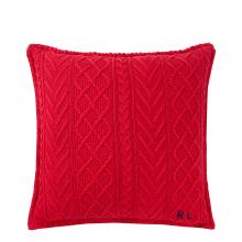 Ralph Lauren Home Highland Knit Cushion Cover Red