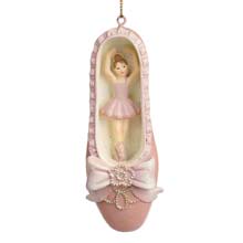 Goodwill Ballerina in Slipper Ornament