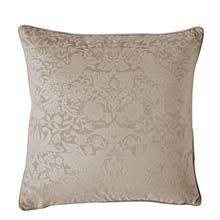 William Morris At Home Strawberry Thief Embossed Cushion Porcini