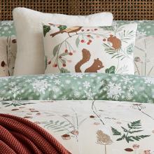 Laura Ashley Autumnal Woodland Duvet Cover Set