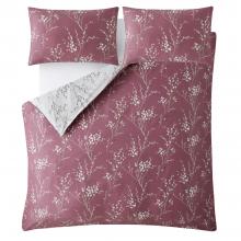 Laura Ashley Pussy Willow Plum Purple Duvet Cover Set