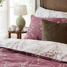 Laura Ashley Pussy Willow Plum Purple Duvet Cover Set