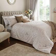 Laura Ashley Rowsham Garden Natural Duvet Cover Set