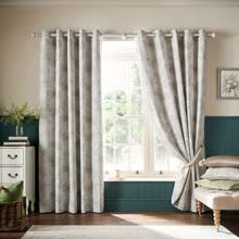 Laura Ashley Millhayes Blackout Lined Curtains Natural