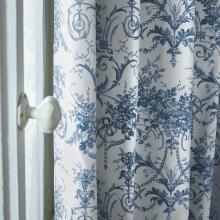 Laura Ashley Tuileries Blackout Lined Curtains Midnight