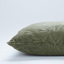 Laura Ashley Barley Embossed Cushion Olive Green