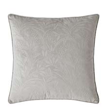 Laura Ashley Barley Embossed Cushion Steel Grey