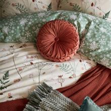 Laura Ashley Rosanna Terracotta Cushion