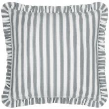 Sanderson Sessile Leaf Ruffle Cushion Flax