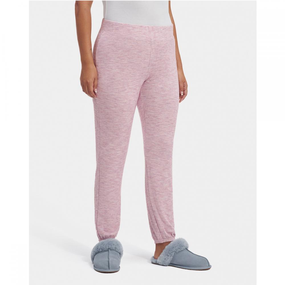 Ugg RTW Womens Medium Pink Jogger Lounge Sweat Pants Fleece Inside