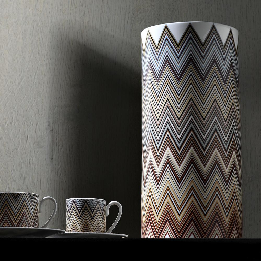 Missoni Home Collection Zig Zag Jarris 148 High Vase in Luxury Box