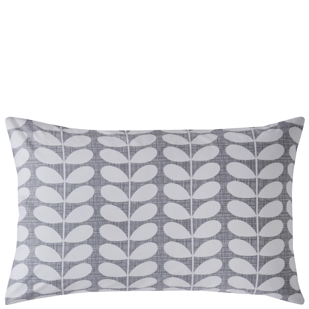 orla kiely grey scribble stem bedding