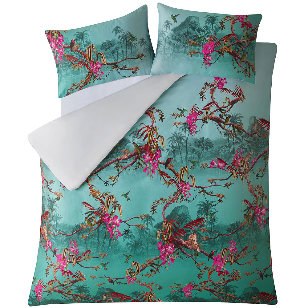 Ted Baker Hibiscus Jade In Fashion Duvet Covers At Seymour S Home