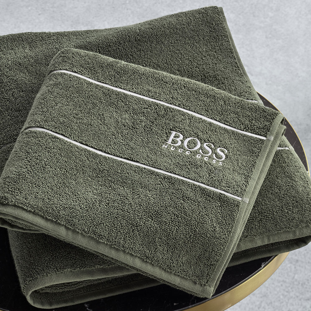 Boss Home Plain Khaki Towels Seymour s Home