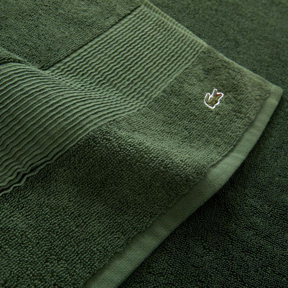 Lacoste L Casual Towel Vert in Towels