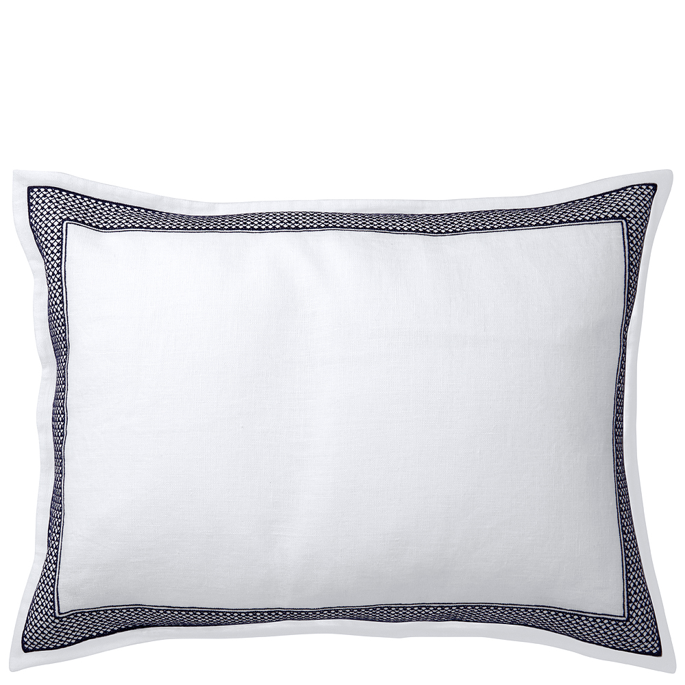 Ralph Lauren Whitby White / Blue Cushion Cover in Cushion Covers at  Seymour's Home