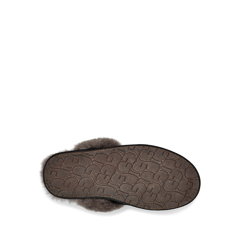 Ugg scuffette ii 2024 metal logo slippers grey