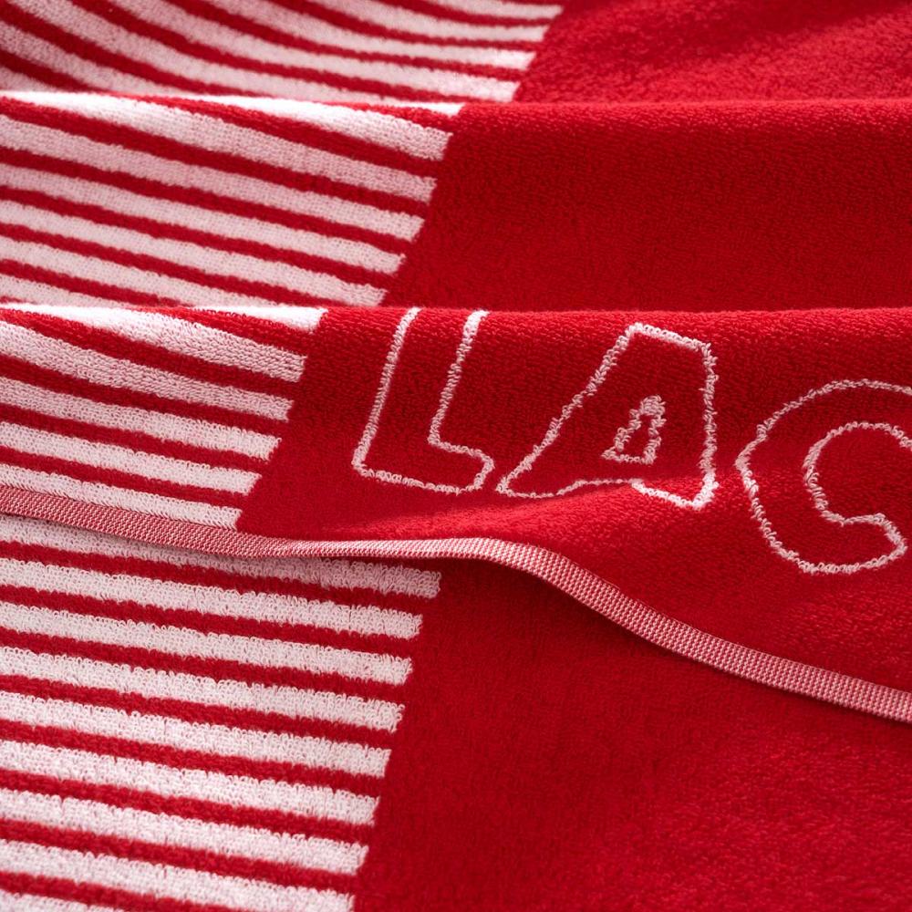 Lacoste Friendly Towel Rouge in Towels