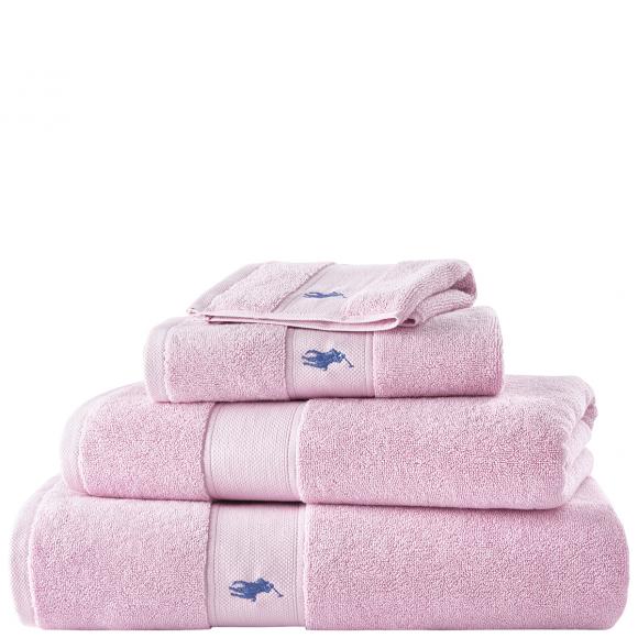 Ralph Lauren Home Polo Player Towels Carmel Pink