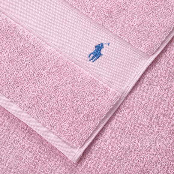 Ralph Lauren Home Polo Player Towels Carmel Pink