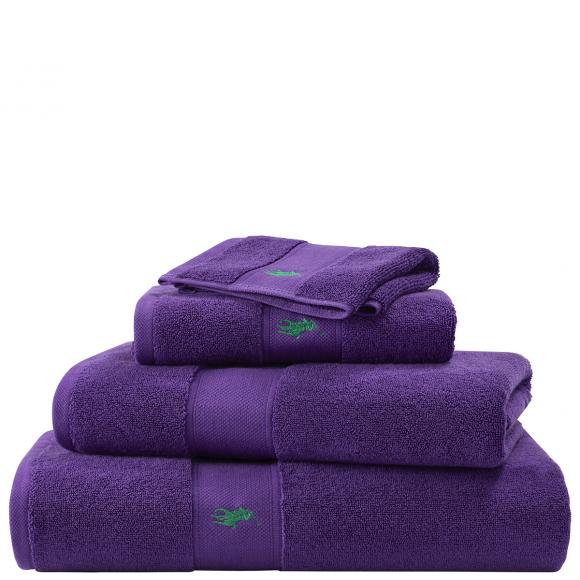 Ralph Lauren Home Polo Player Towels Chalet Purple