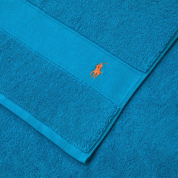 Ralph Lauren Home Polo Player Towels Cove Blue