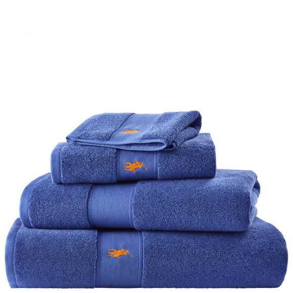 Ralph Lauren Home Polo Player Towels Iris Blue