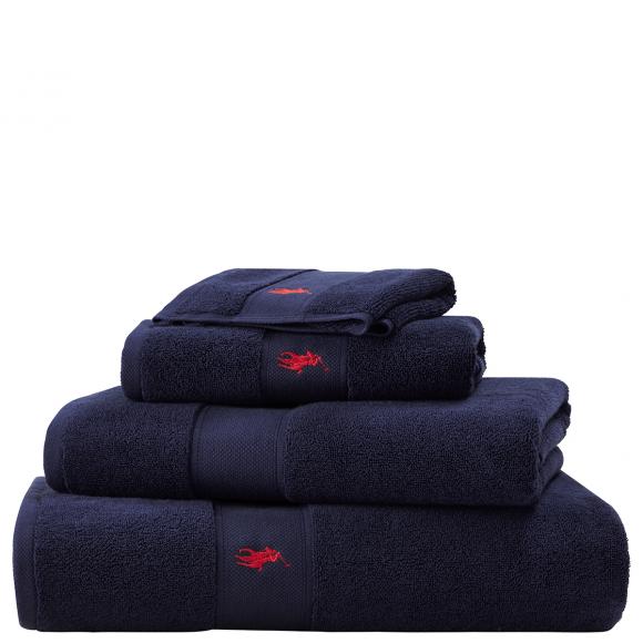 Ralph Lauren Home Polo Player Towels Newport Navy