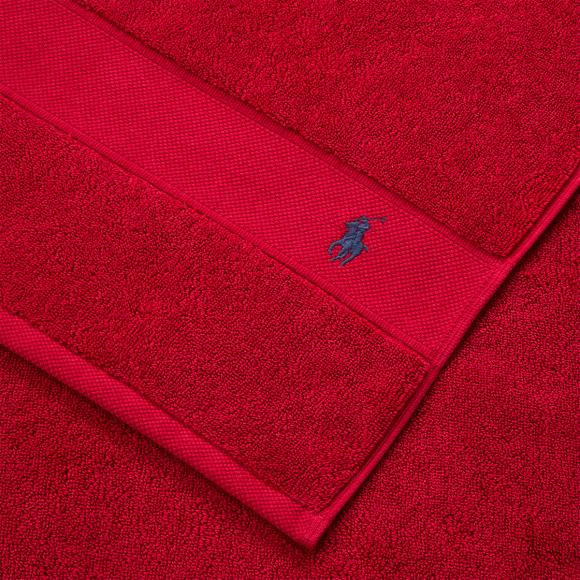 Ralph Lauren Home Polo Player Towels Red 2000