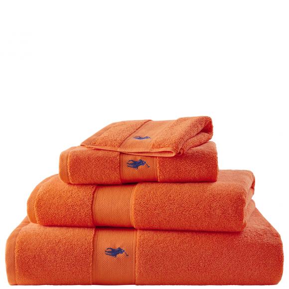 Ralph Lauren Home Polo Player Towels Sailing Orange