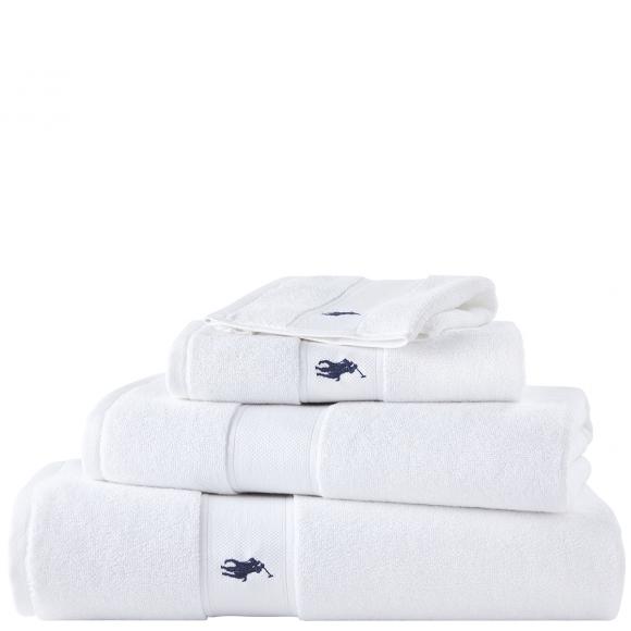 Ralph Lauren Home Polo Player Towels White