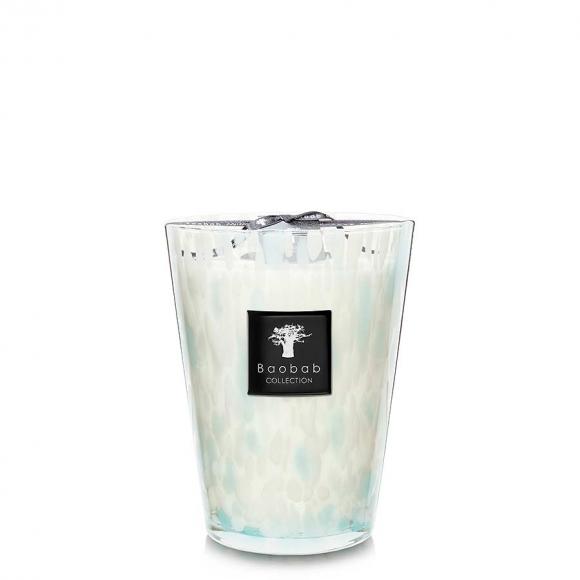 Baobab Collection Pearls Sapphire Candle - Pearls Collection