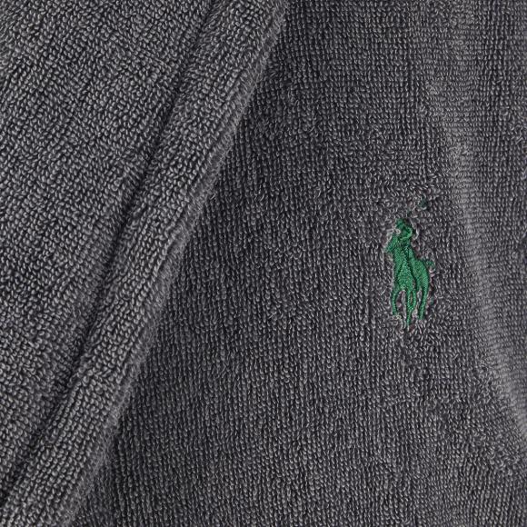 Ralph Lauren Home Polo Player Shawl Robe Barclay Heather 