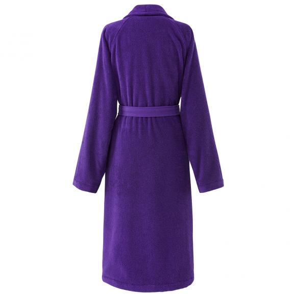 Ralph Lauren Home Polo Player Shawl Robe Chalet Purple