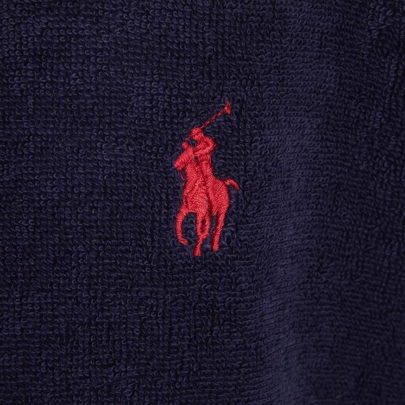 Ralph Lauren Home Polo Player Shawl Robe Newport Navy