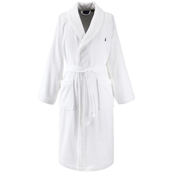 Ralph Lauren Home Polo Player Shawl Robe White