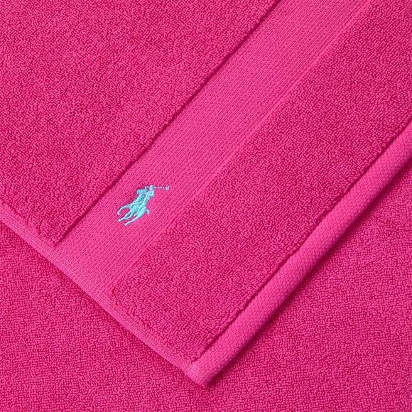 Ralph Lauren Home Polo Player Bath Mat Pink Sky