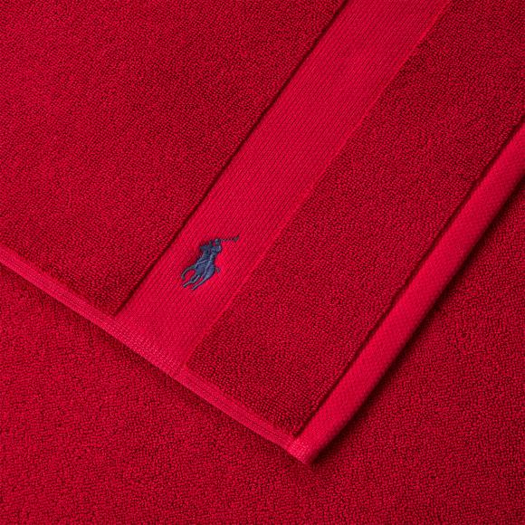 Ralph Lauren Home Polo Player Bath Mat Red 2000