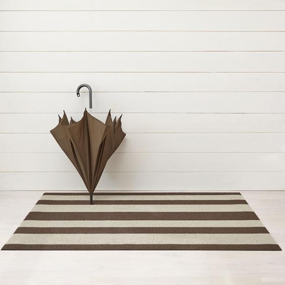 Chilewich Large Stripe Pebble Shag Mat