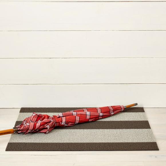 Chilewich Large Stripe Pebble Shag Mat