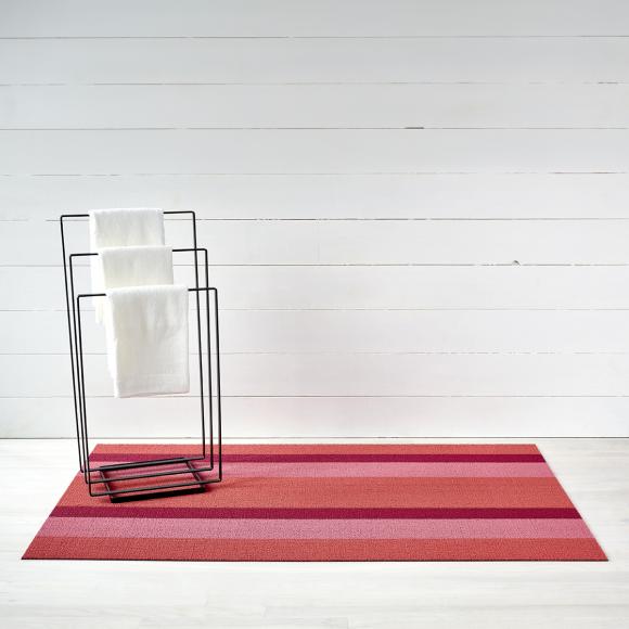 Chilewich Large Stripe Punch Shag Mat